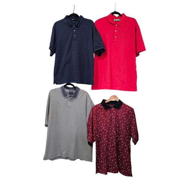 Other - Bundle Lot Of 4 Golf Polo Set Size L